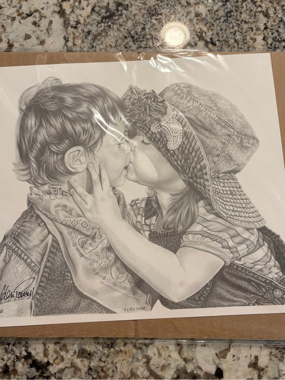 Glen Powell, A Little Sugar Print